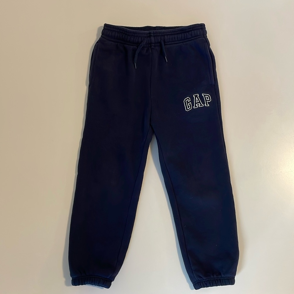 Gap Toddler Boys Navy Logo Drawstring Sweatpants - 4T